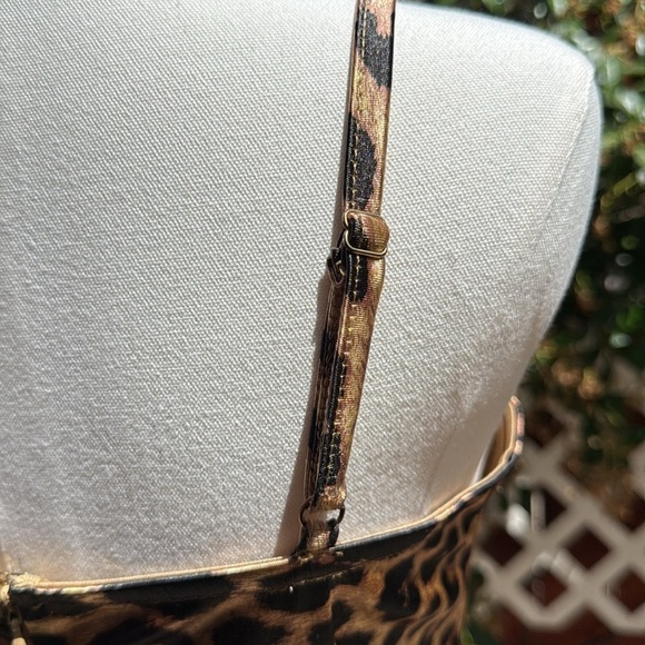 Fashion Nova Brown and Black Leopard Print Slip Dress - Picture 7 of 8